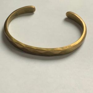 Brass Sausalito craftworks small cuff bracelet